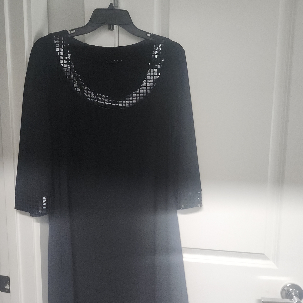 Tiana B. Classic Black Dress